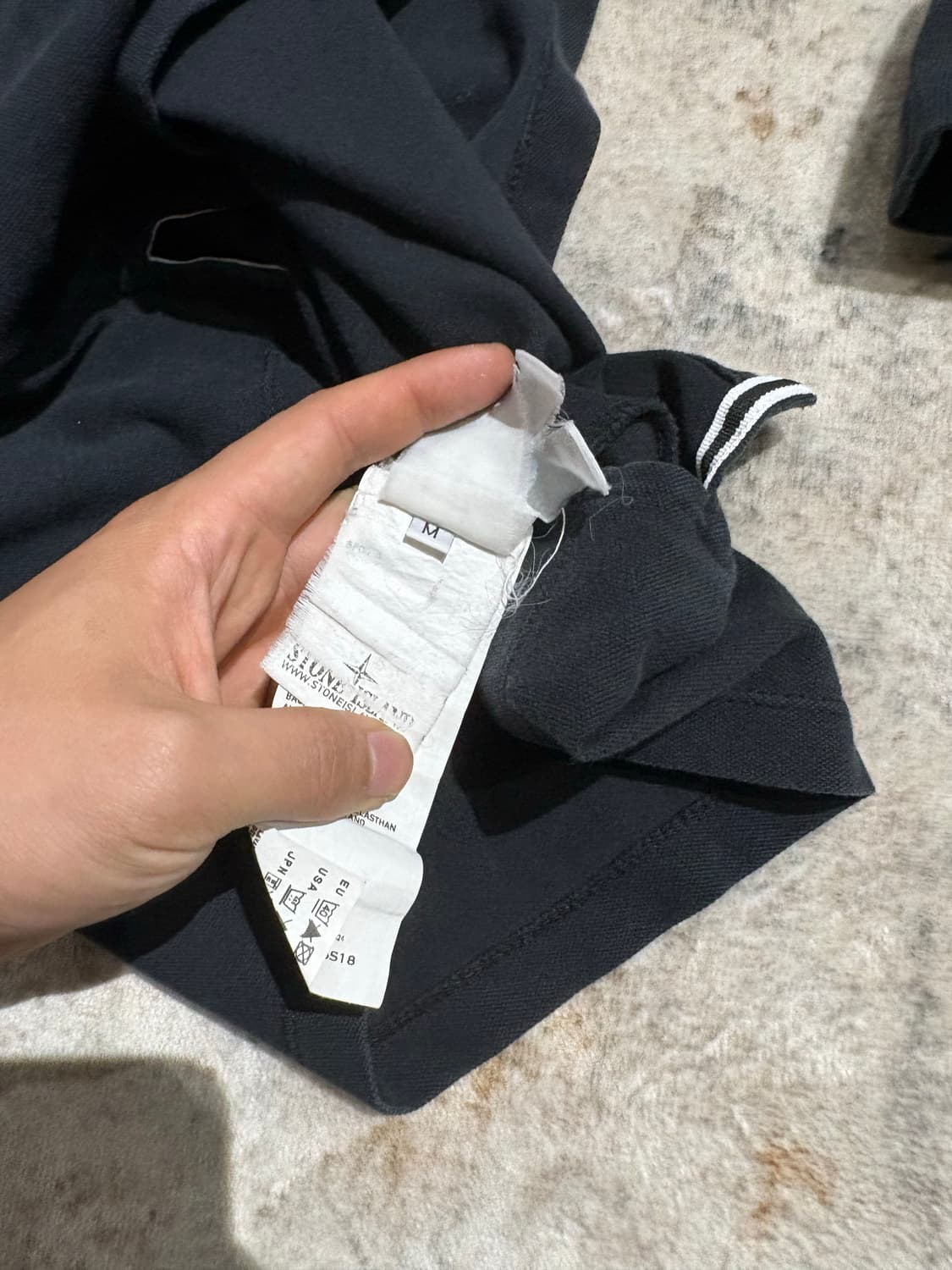 스톤아일랜드 프린팅 커스텀 카라 긴팔 슬리브 상품이미지6