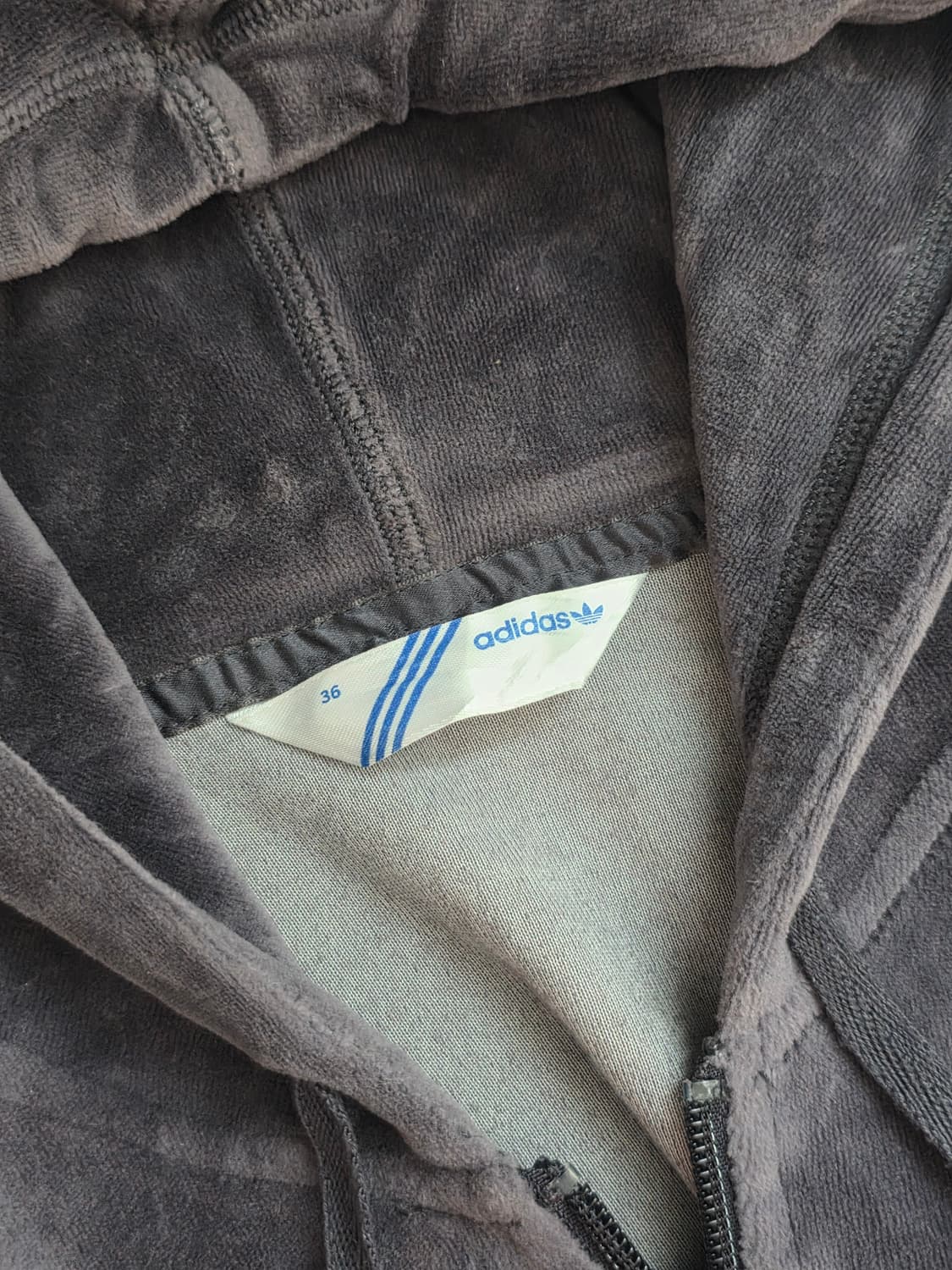 빈티지 아디다스 슬림핏 벨벳져지 상품이미지2