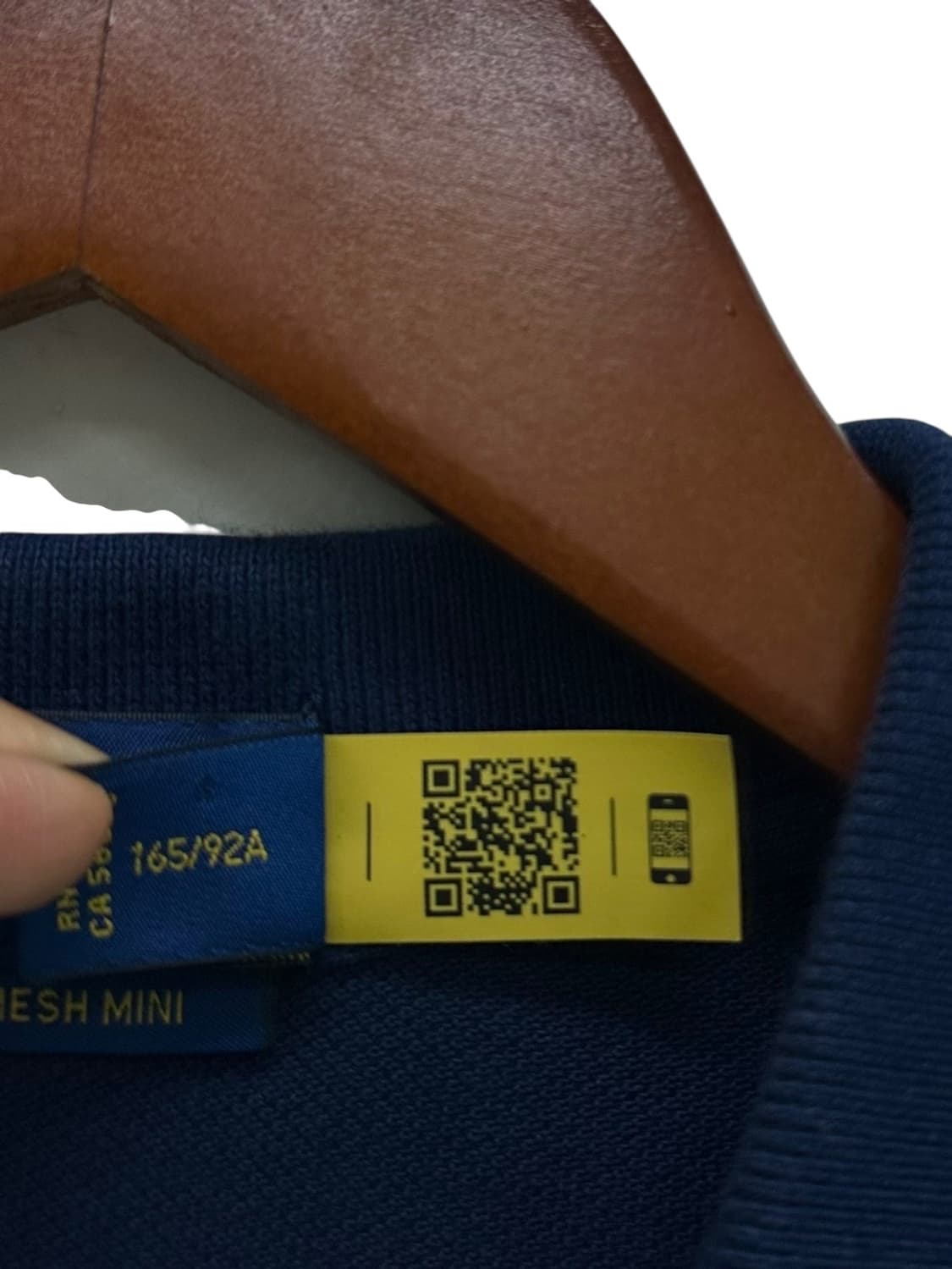폴로 반팔 카라티 원피스 네이비 (M)  상품이미지4