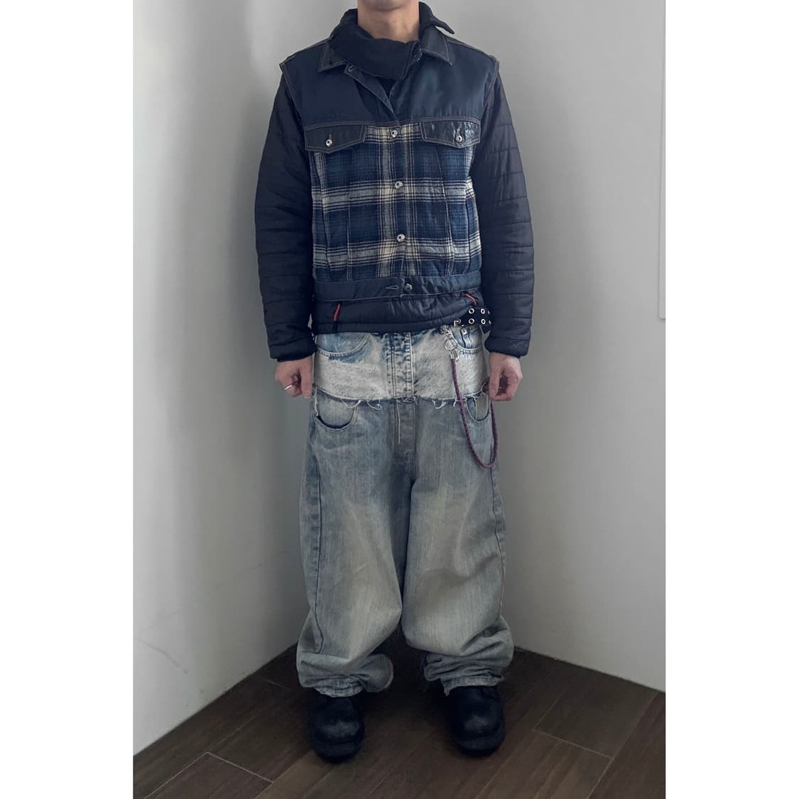 Diesel Checkered Padded Vest 상품이미지1