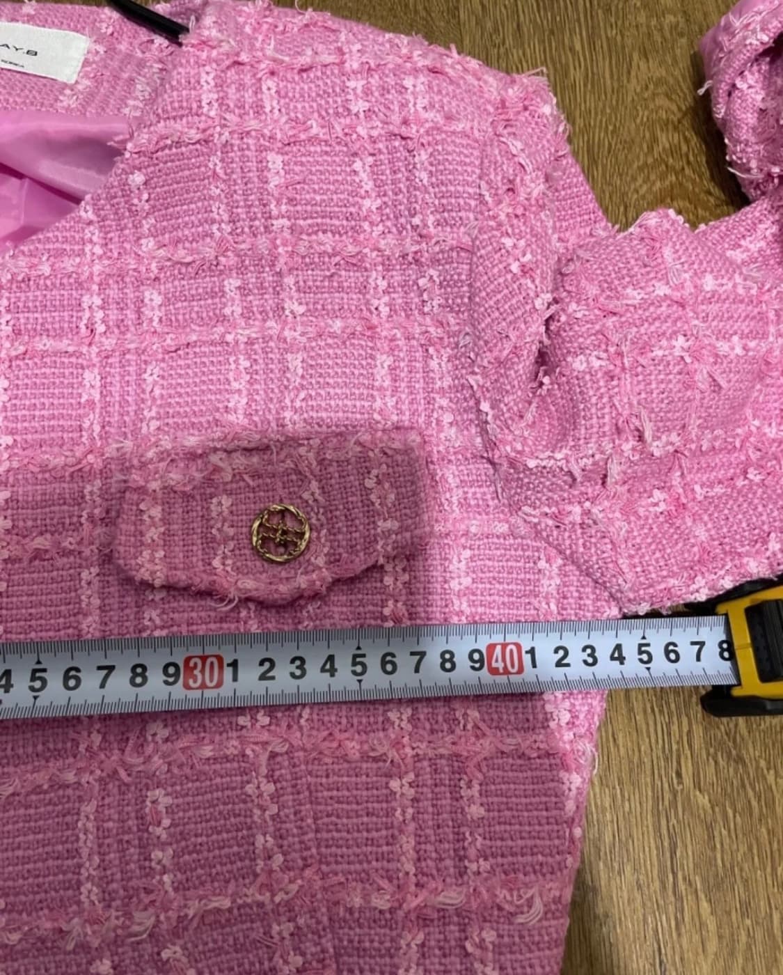 트위드자켓 숏자켓 크롭자켓:) 숏코트 하객룩 오피스룩 데이트룩 연망룩 상품이미지8