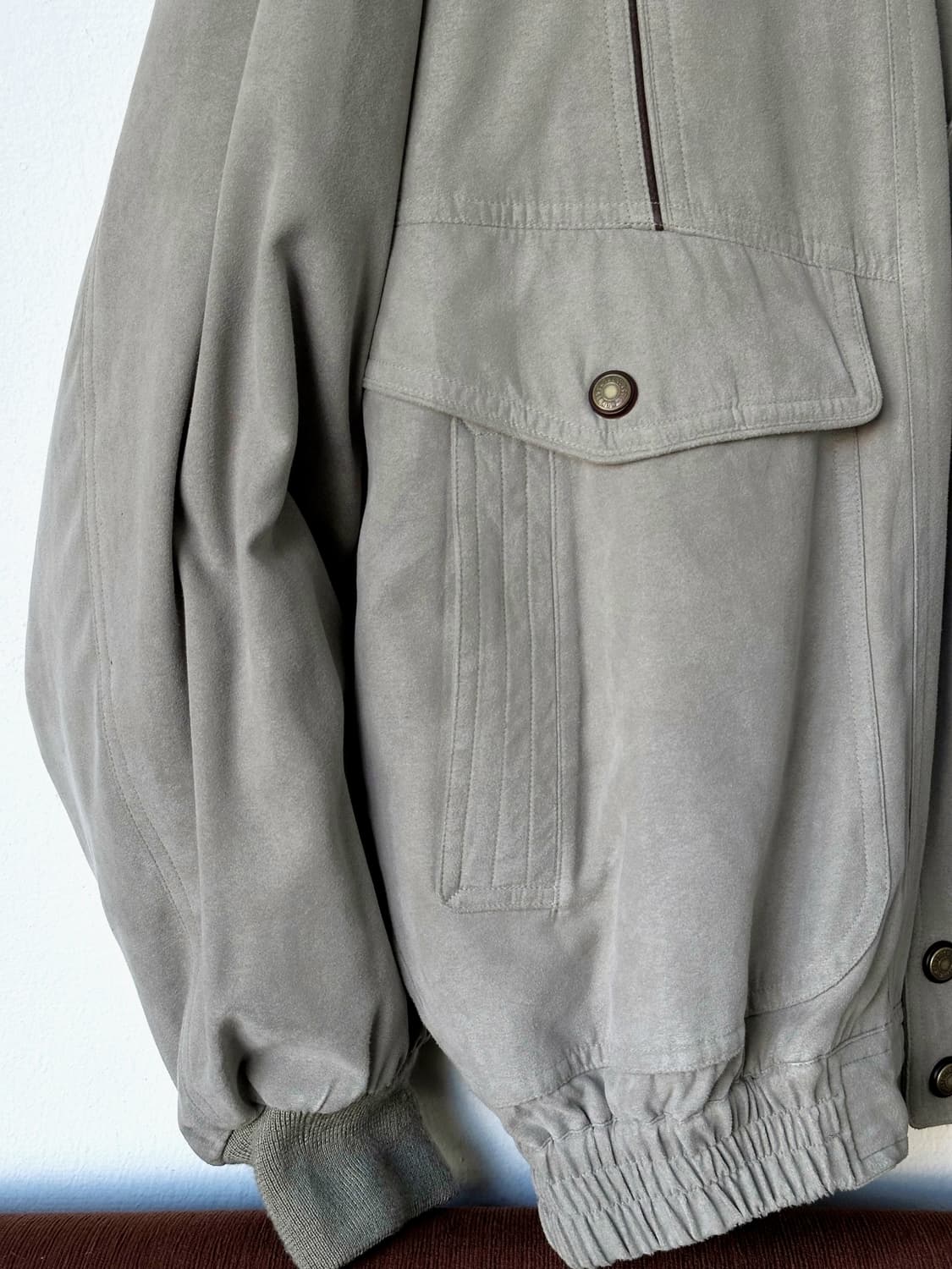 Soft fabric design blouson jacket 상품이미지3