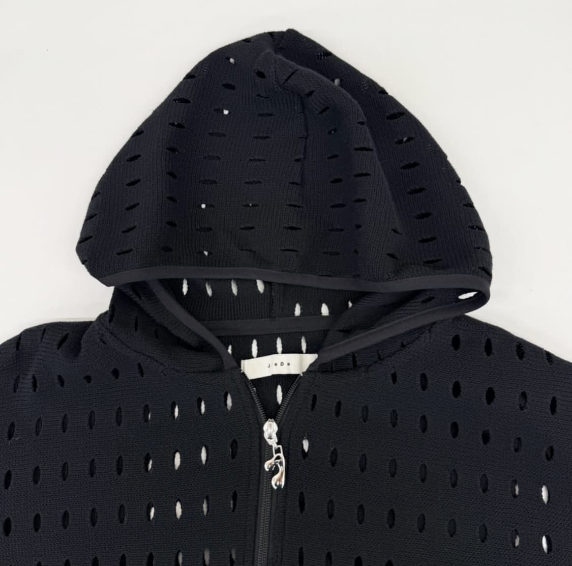 지에다 메쉬 홀 후드 집업 상품이미지3