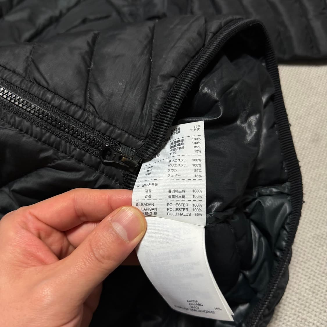 나이키 스몰로고 경량 패딩 자켓 상품이미지5