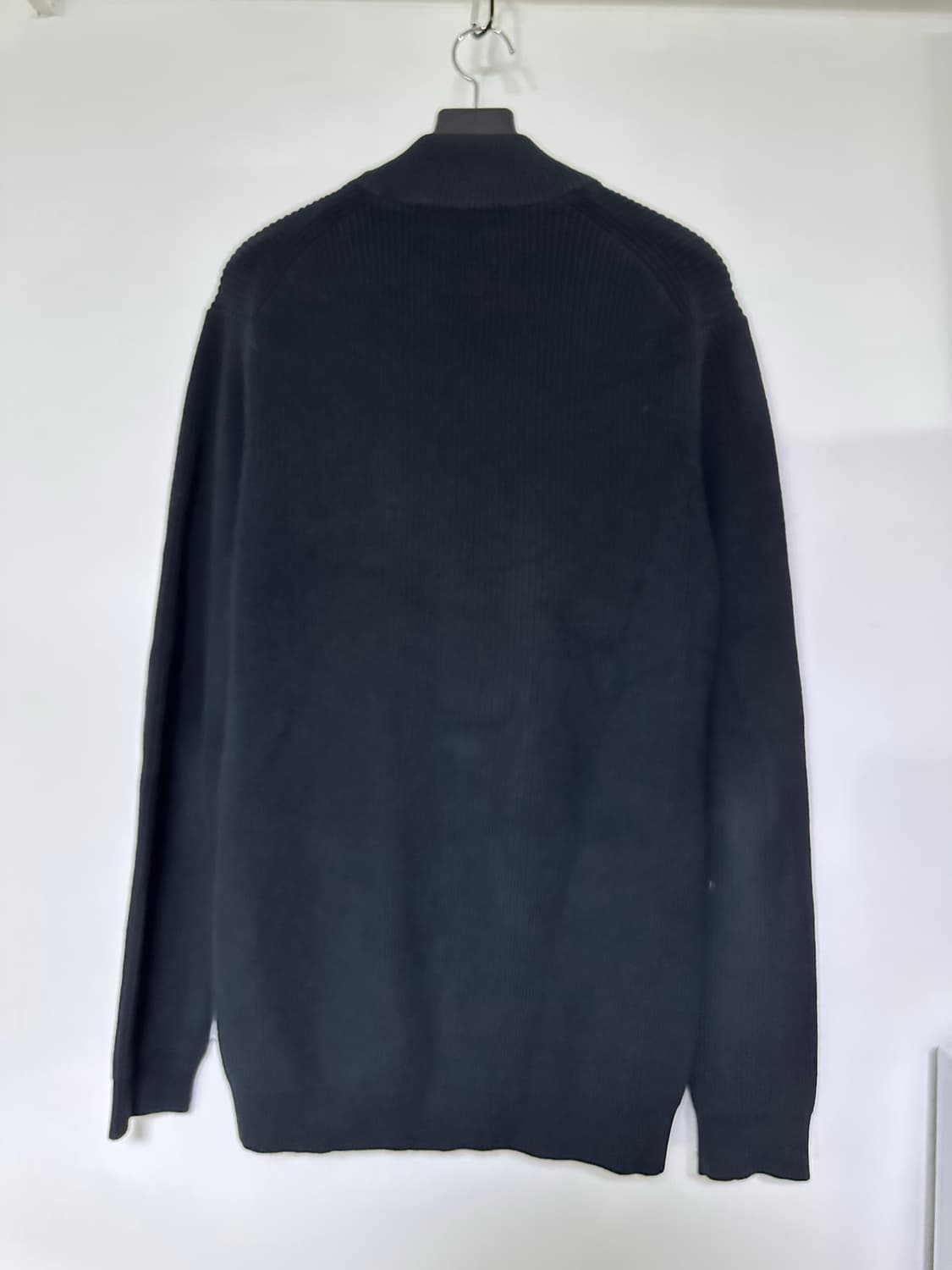 마시모두띠 블랙 니트 집업 가디건 상품이미지2