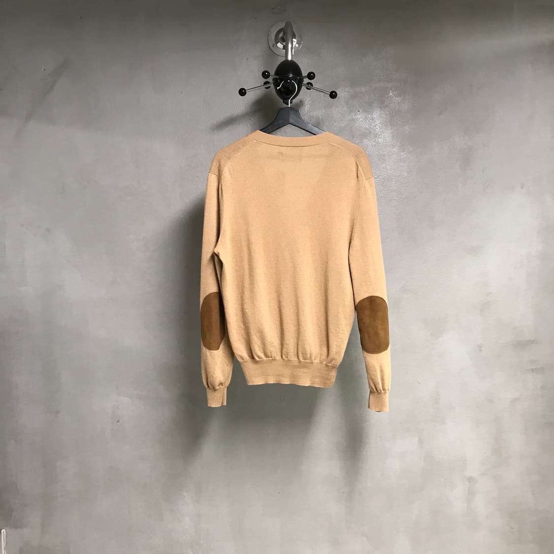 폴로 랄프로렌 엘보우 패치 니트 가디건 베이지 L 상품이미지8