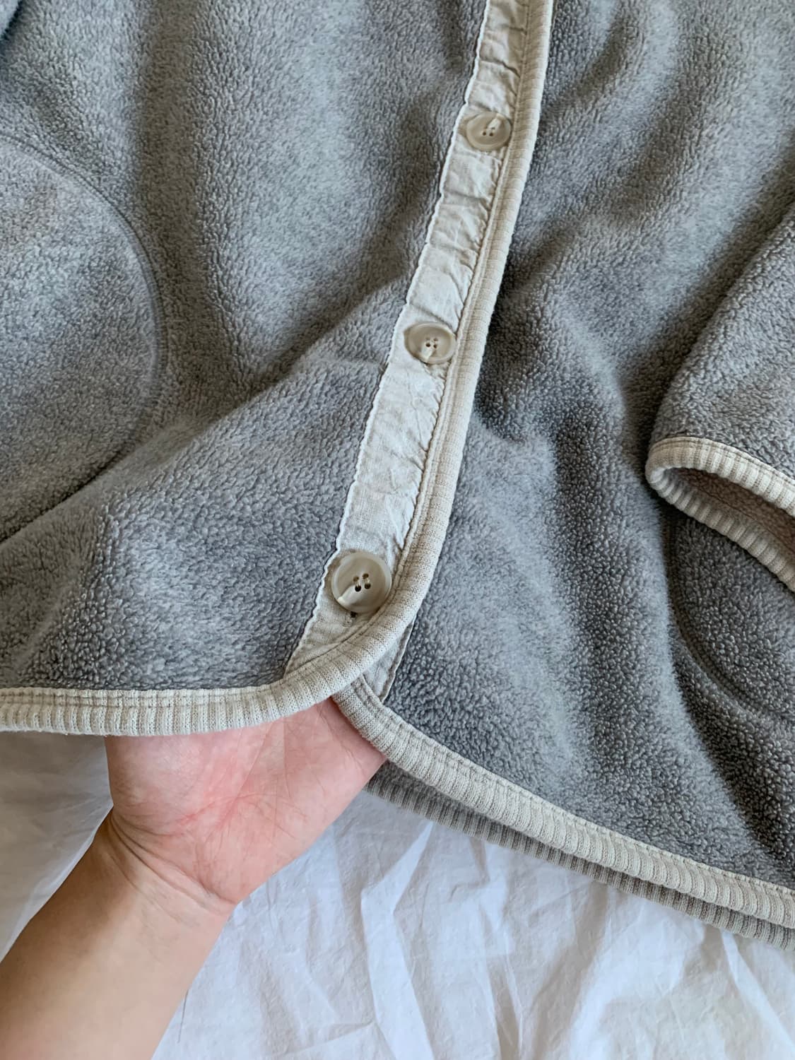 그레이 양털 점퍼 상품이미지4
