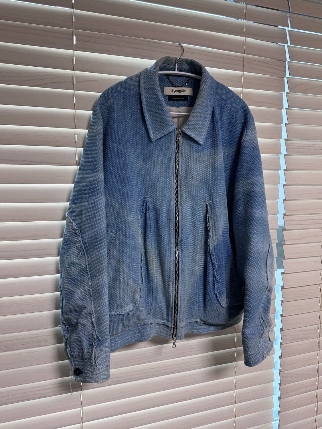 지용킴 25ss 썬블리치 로우 엣지 자켓 상품이미지4