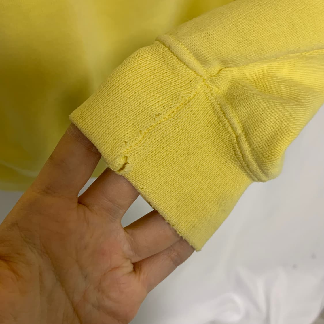 브룩스 브라더스 빈티지 옐로우 후드티 여성 상품이미지9