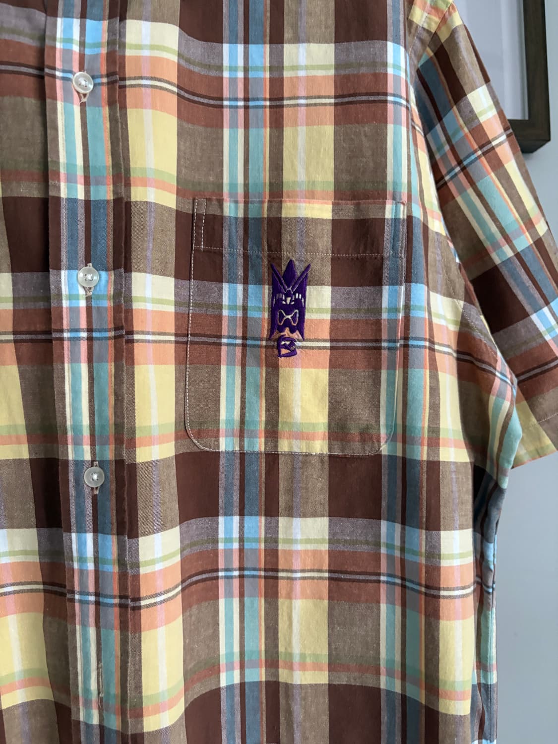WAREHOUSE madras check shirt 상품이미지3