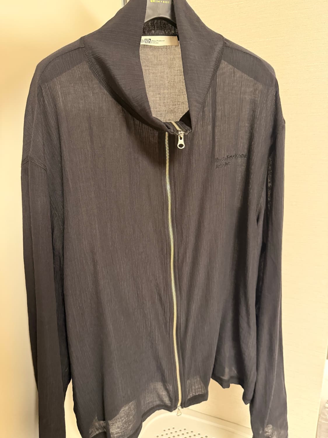 MPa VEIL CREPE ZIP JACKET (BLACK) 상품이미지2