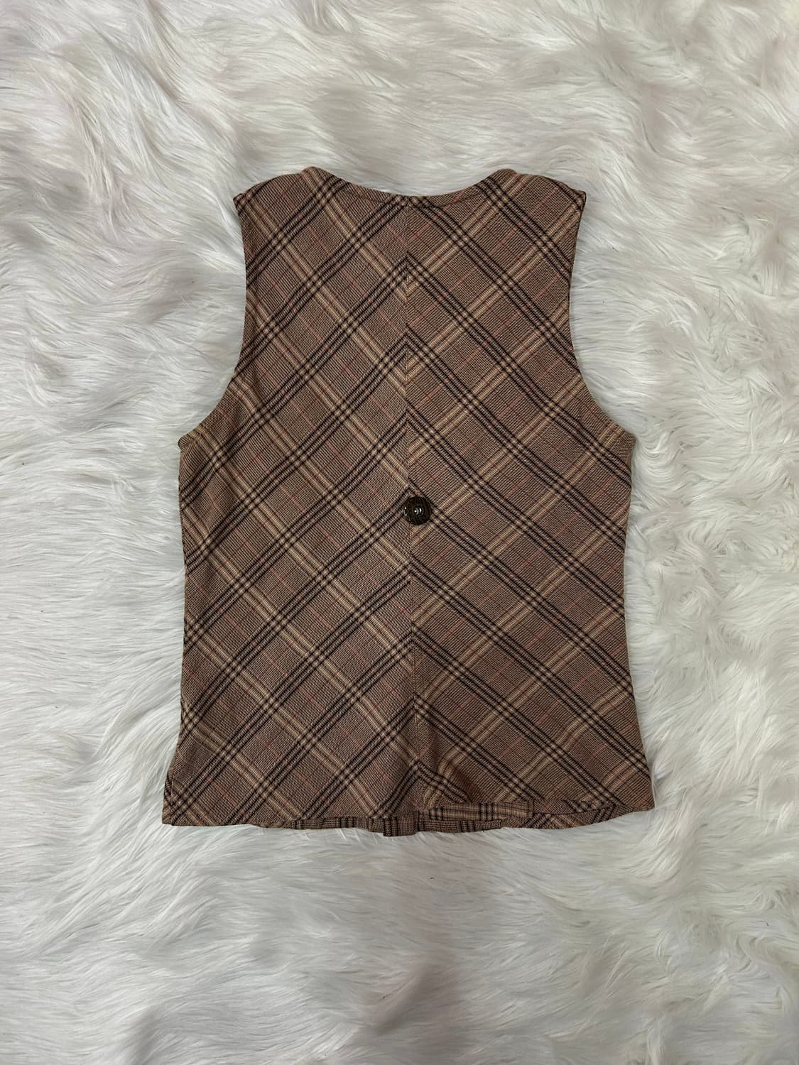 d.i.a check pattern vest 다이아 체크패턴 베스트 상품이미지2