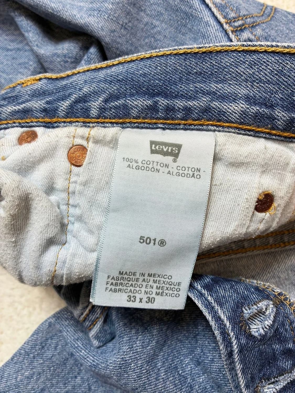 리바이스 00's 501 스트레이트 데님 팬츠 PN6631 상품이미지8