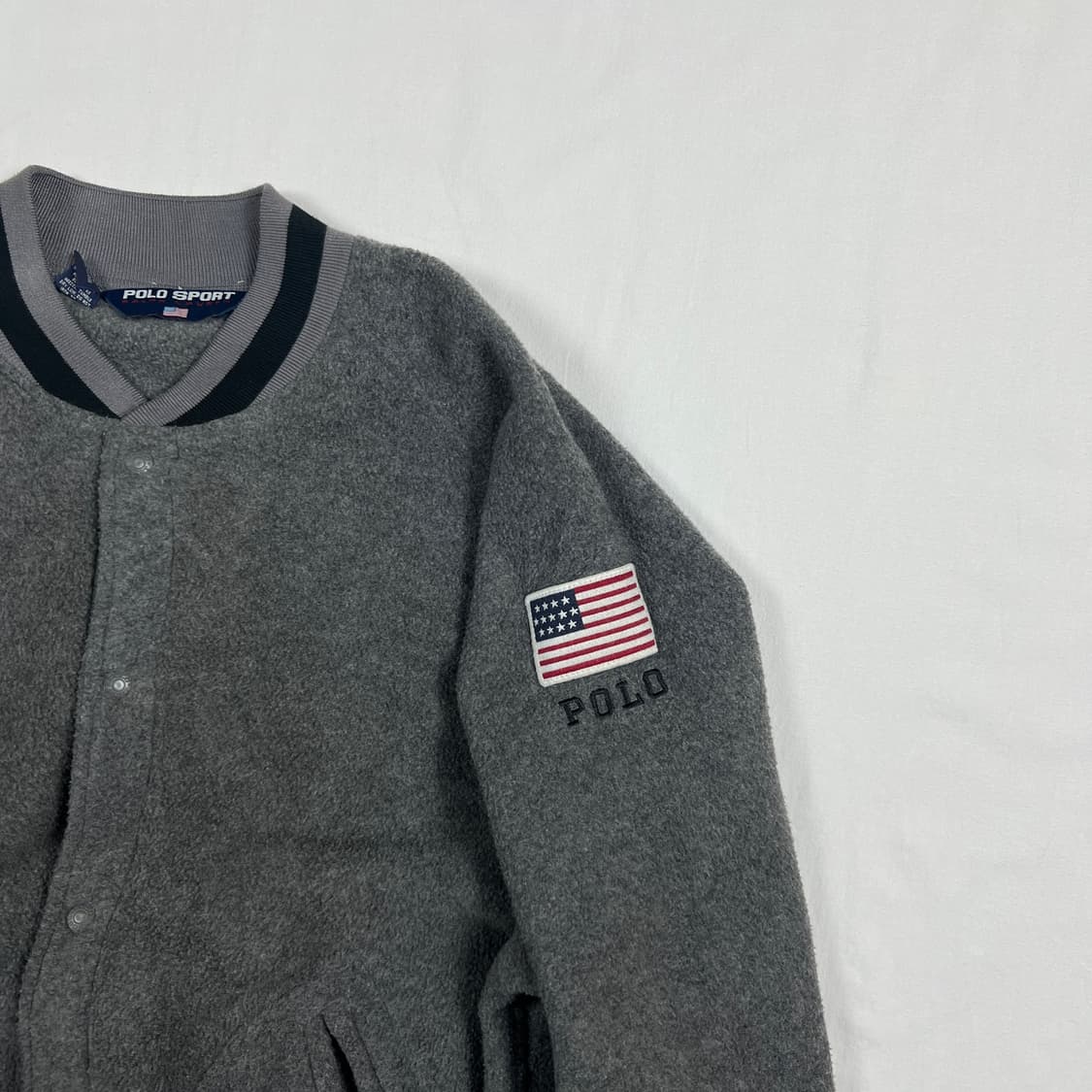 90‘s 폴로스포츠 polo sport usa 성조기 플리스 자켓 상품이미지4