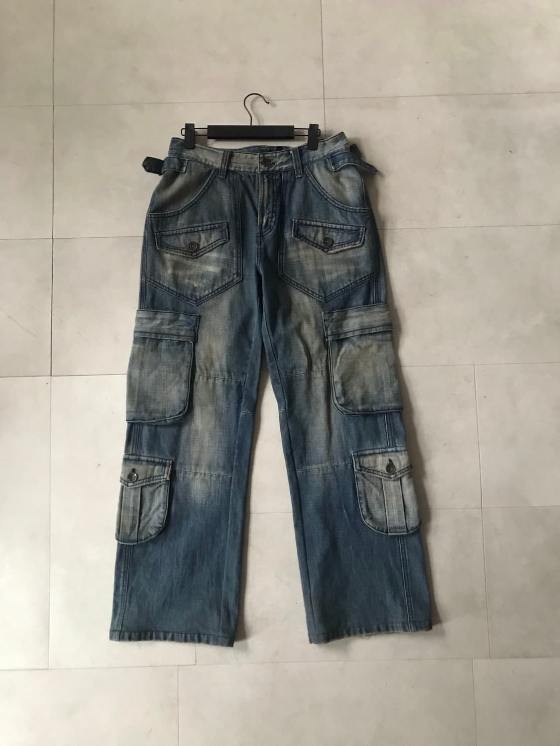 더티워싱 멀티포켓 카고팬츠 상품이미지6