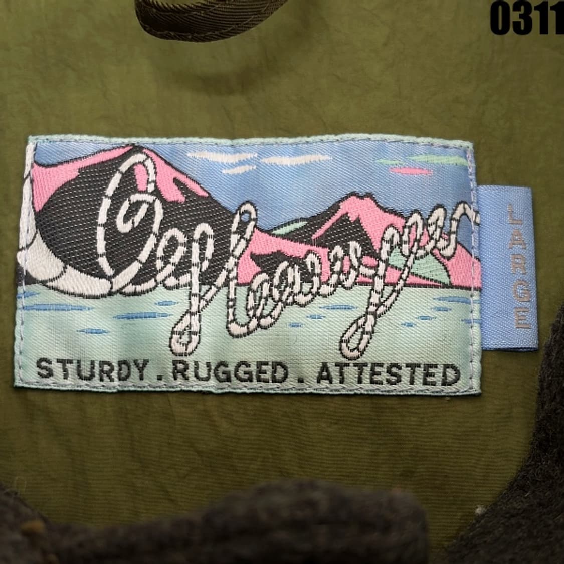 일본 캐주얼 챕스 헤비 아웃도어 밀리터리 자켓 L 0311 상품이미지6