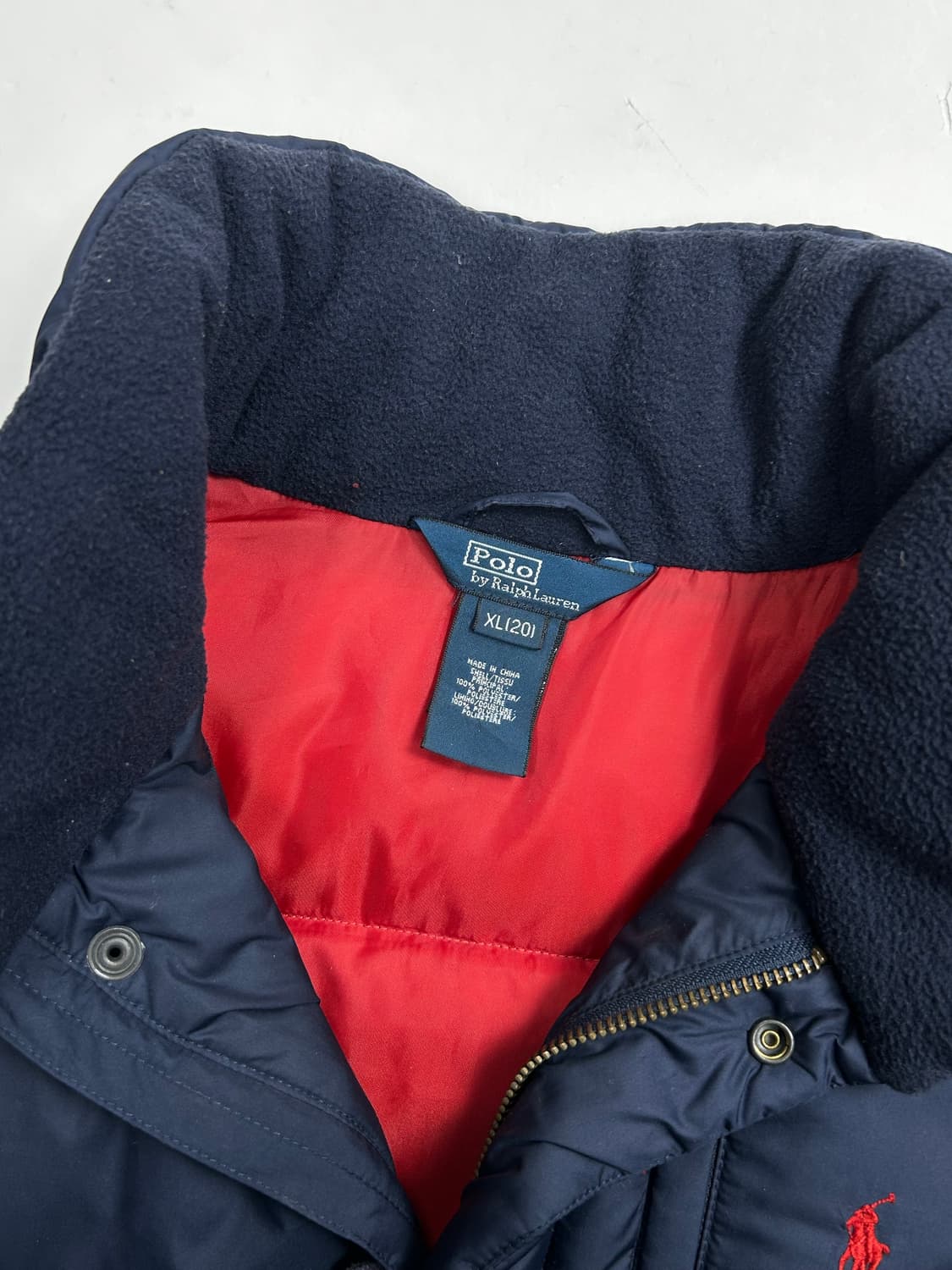 폴로 랄프로렌 보이즈 레드포니 패딩 XL 상품이미지5