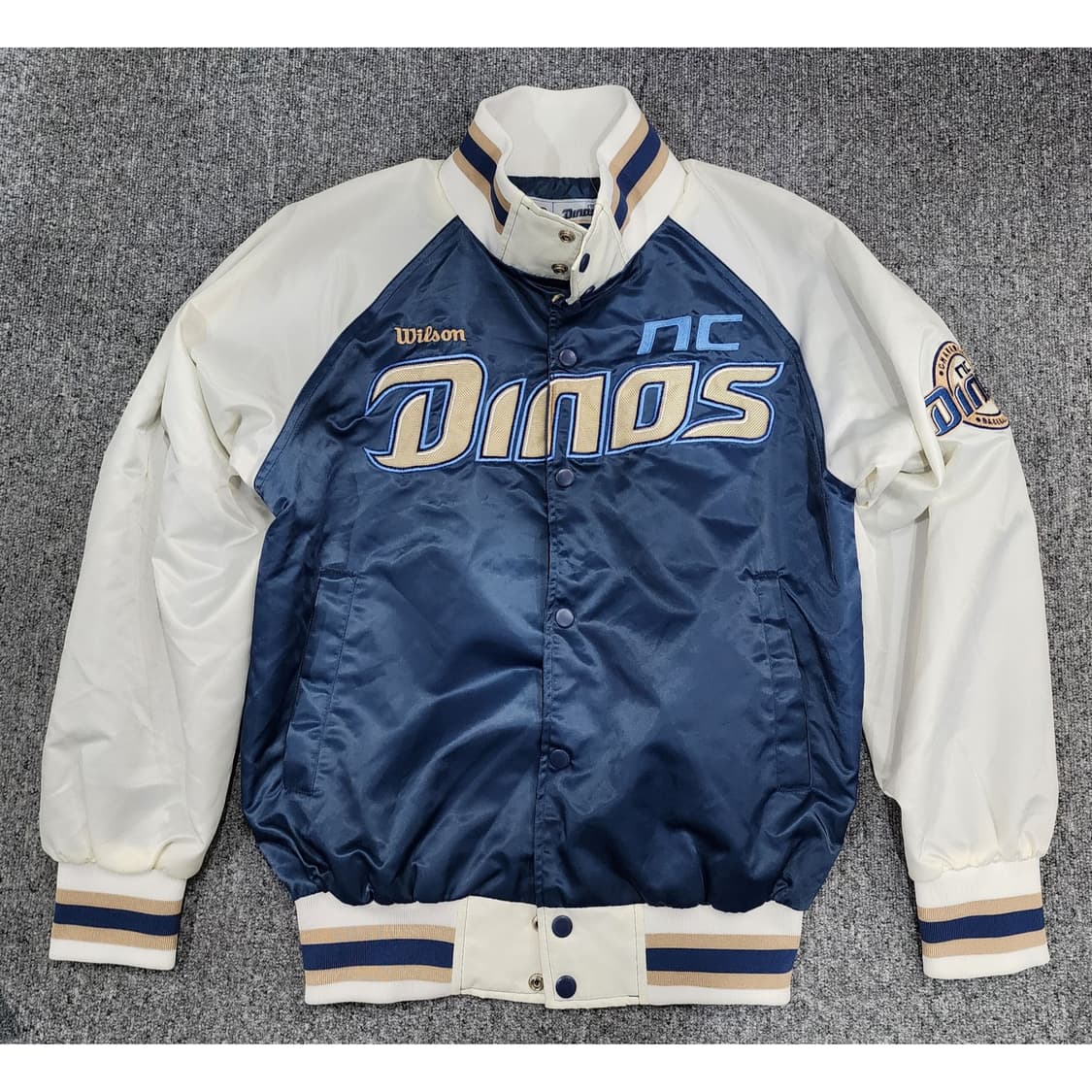 윌슨 NC 다이노스 레트로 야구 점퍼 바시티 자켓 S 상품이미지1