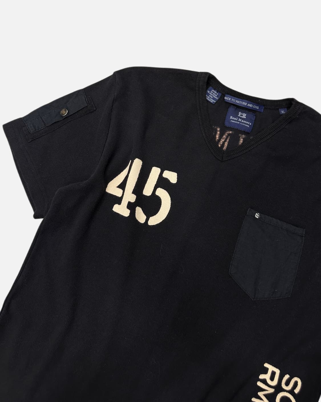REAL MASTERS military pocket ribbed t 상품이미지2