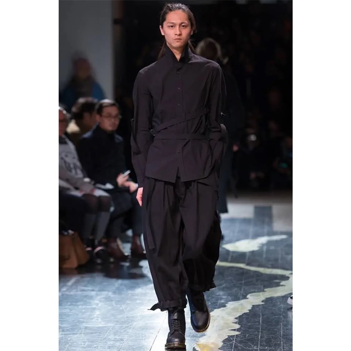 요지 야마모토 뿌르 옴므 본디지 셔츠 16aw 런웨이피스 상품이미지5