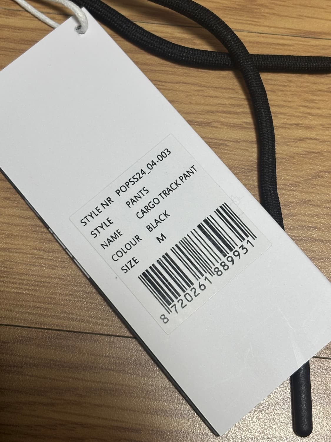 [새상품] 팝 트레이딩 컴퍼니 나일론 팬츠 블랙  상품이미지6