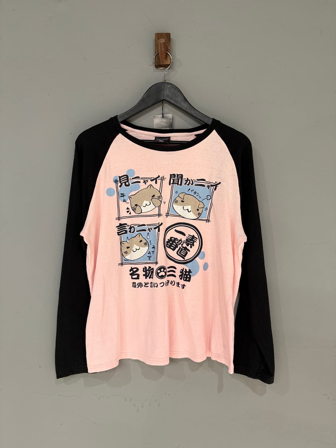 Necobuchi-san printing long sleeve 상품이미지5