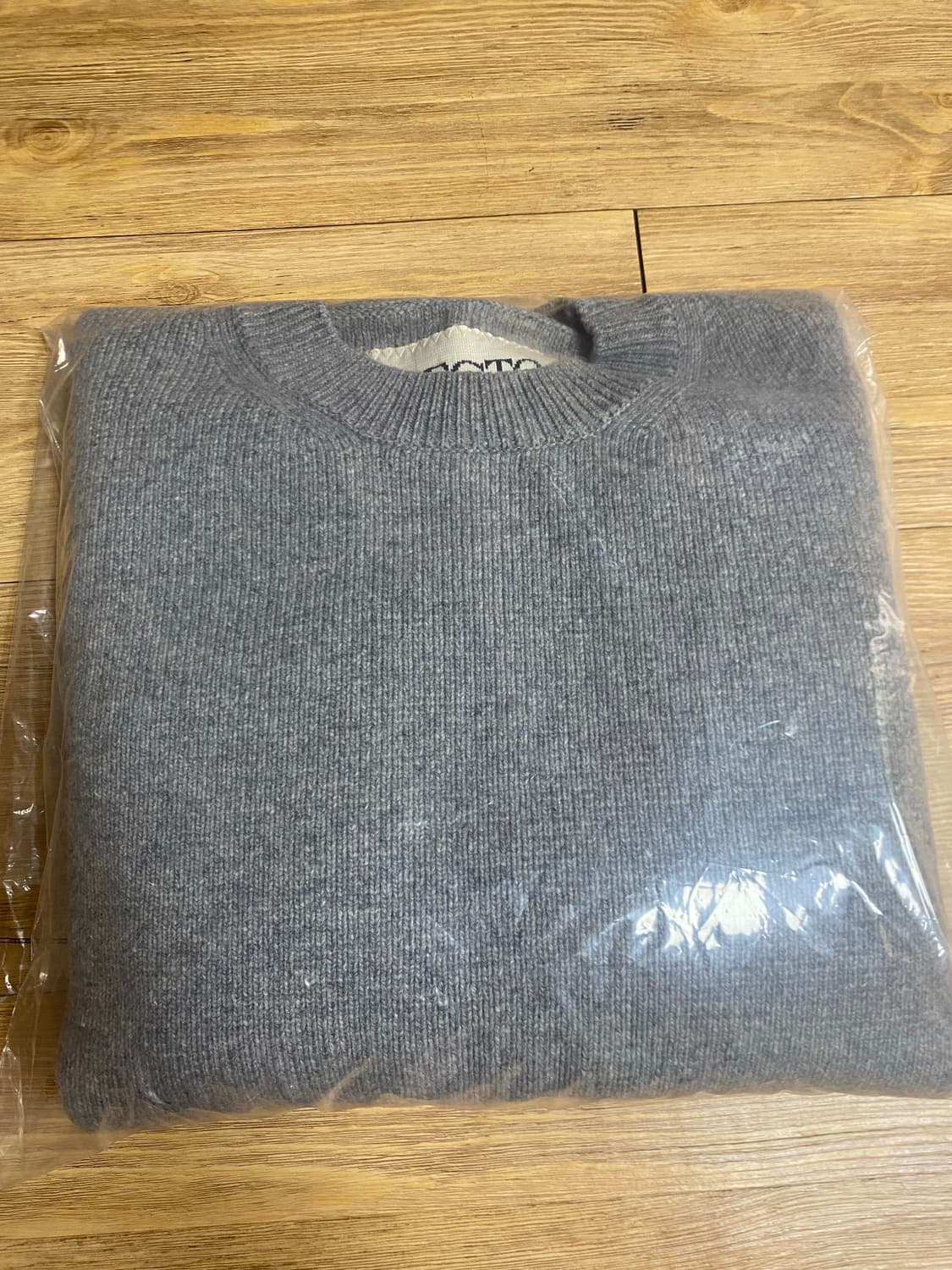 [L] 24fw 렉토 컴팩트 니트 그레이 상품이미지8