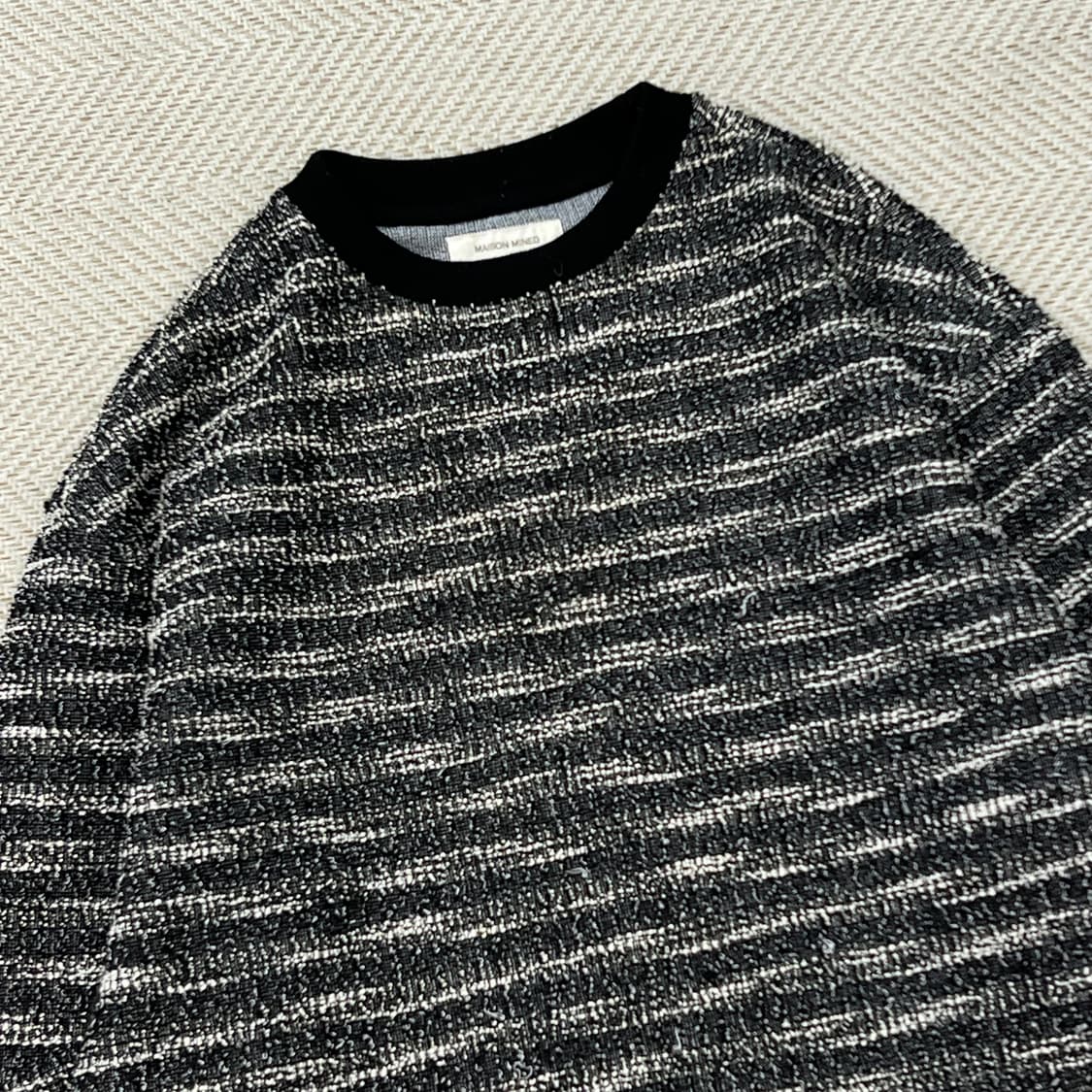 메종미네드 트위드 니트 r3024 상품이미지3