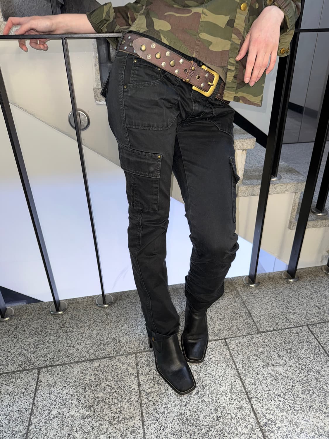 navy cargo pants 상품이미지1