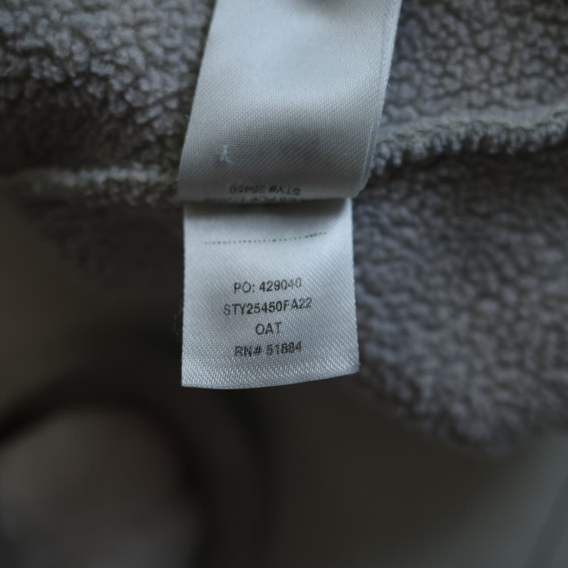 파타고니아 신칠라 스냅T 오트밀 플리스 L  상품이미지7