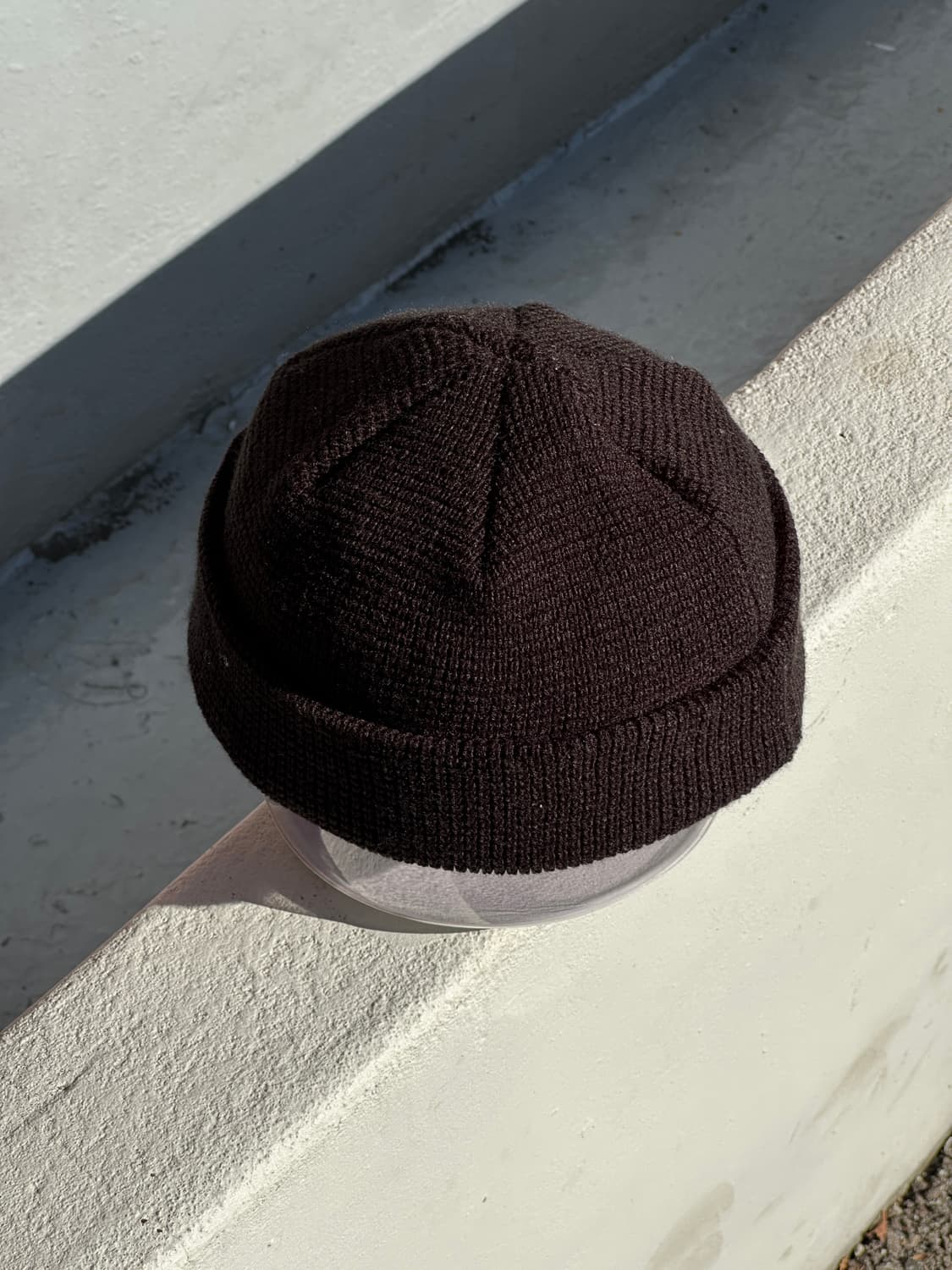 [F] 뉴에라 로고 블랙 비니 모자 상품이미지3