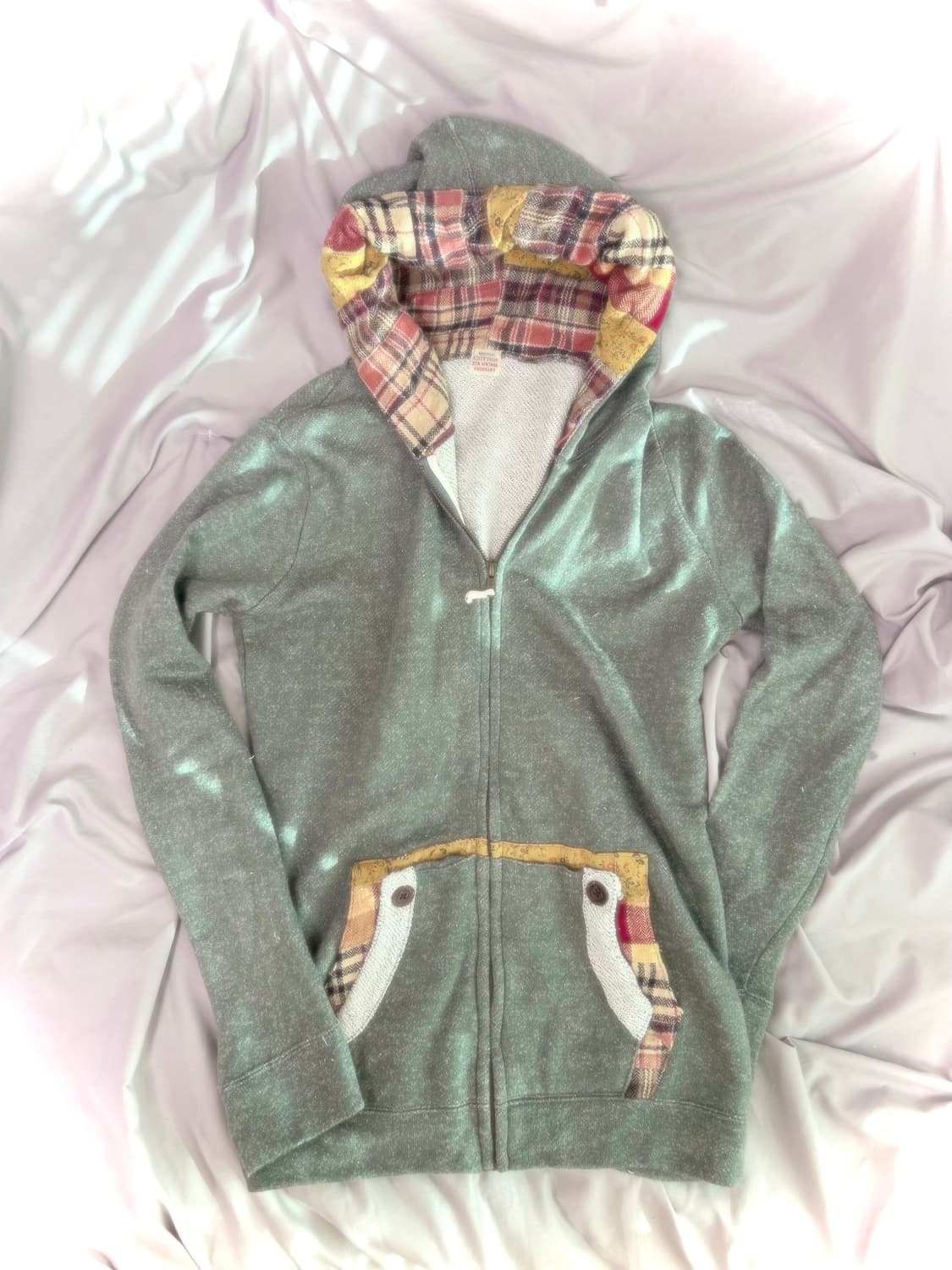 빈티지 리얼패치 후드집업 히피 하구미 모리걸 코이세이오 코코모리 상품이미지1