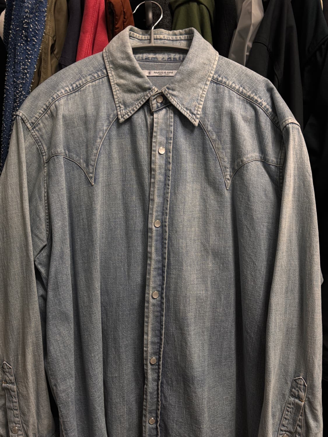 maatee & sons 데님 셔츠 상품이미지10