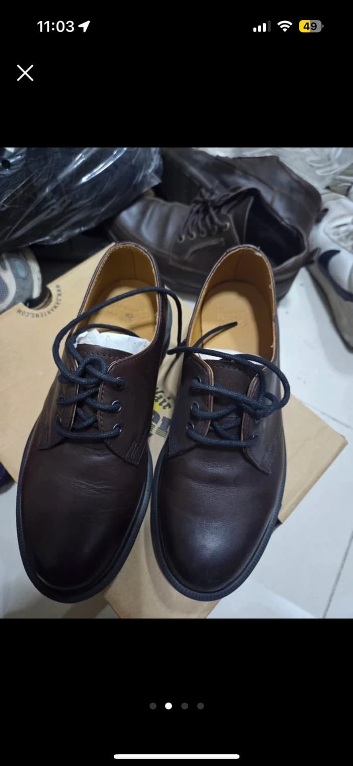 [3] 닥터마틴 1461 브라운 앤티크 템플리 슈즈 상품이미지2