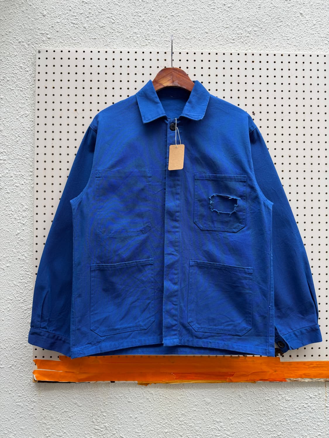 OLD VINTAGE WASHED BLUE 빈티지 프렌치워크자켓 상품이미지1