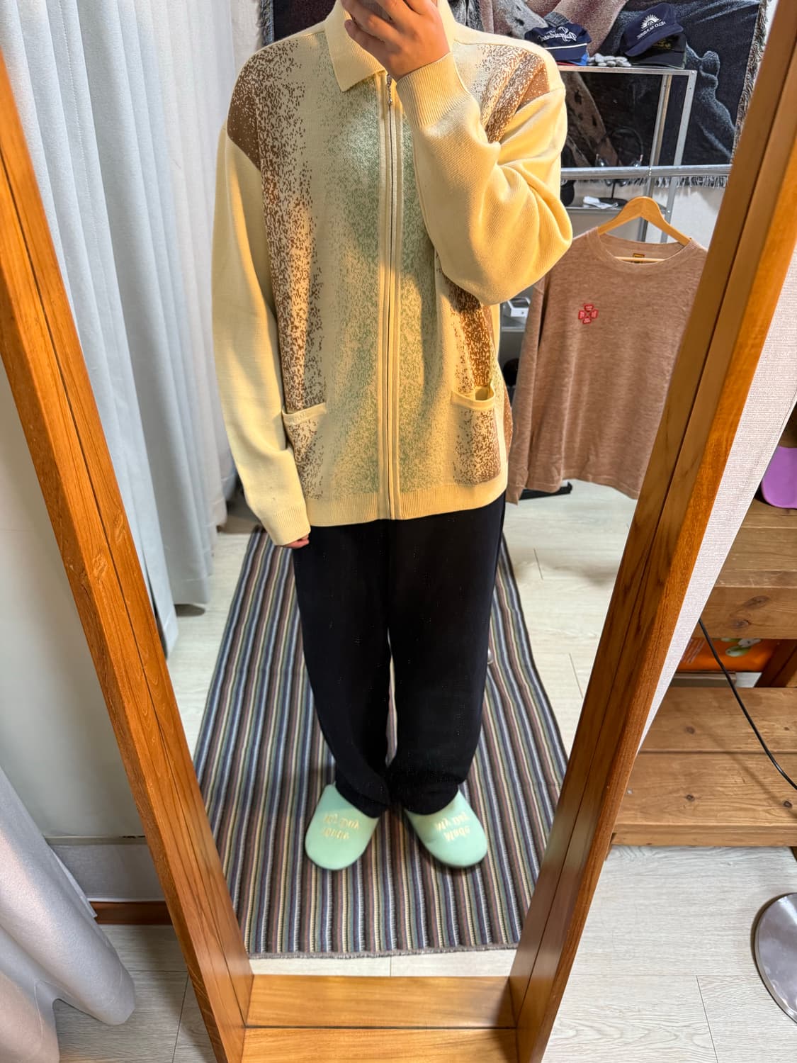 슈프림 니트 집업 가디건 상품이미지1