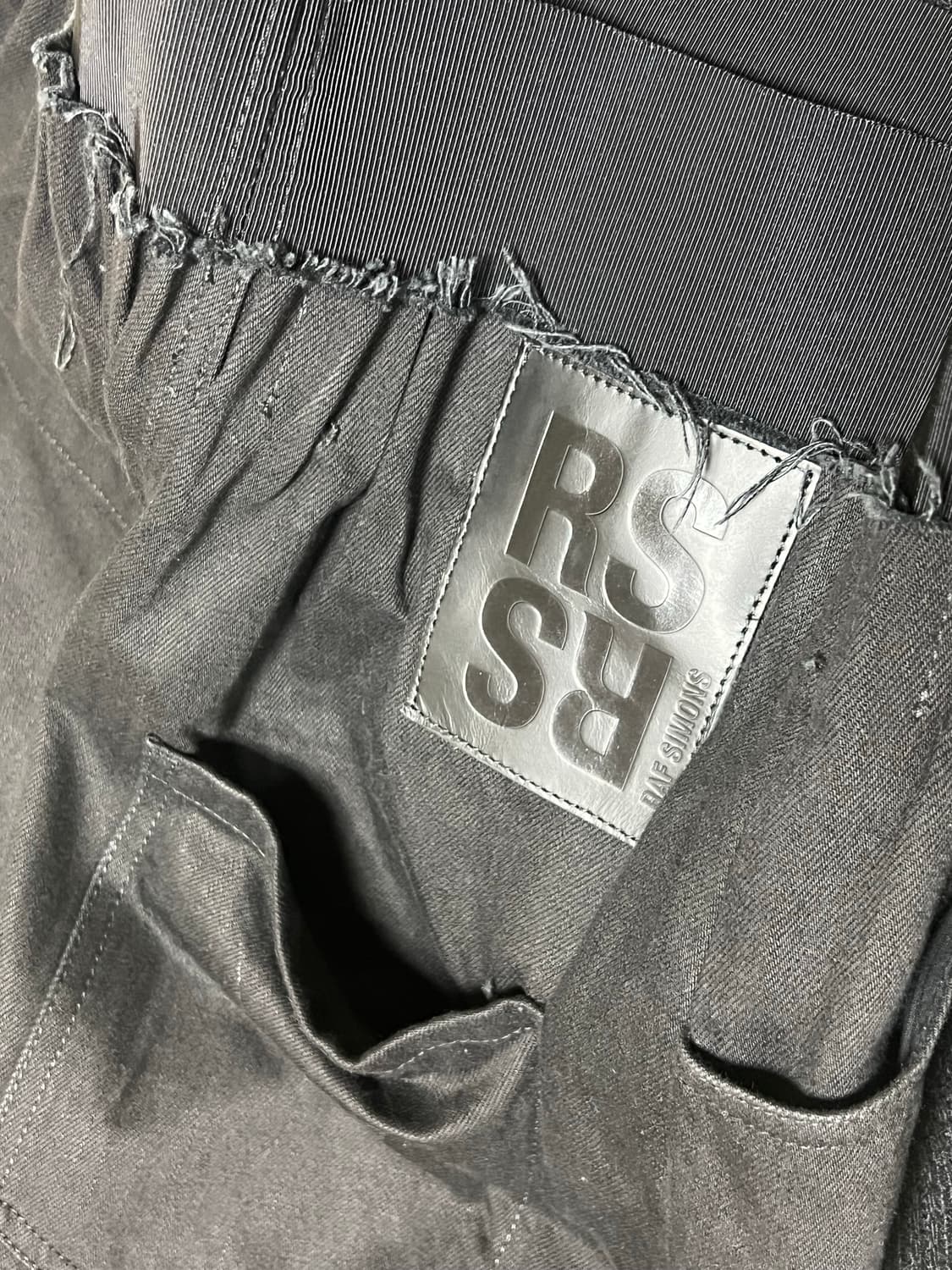 Raf Simons flare big denim 상품이미지2