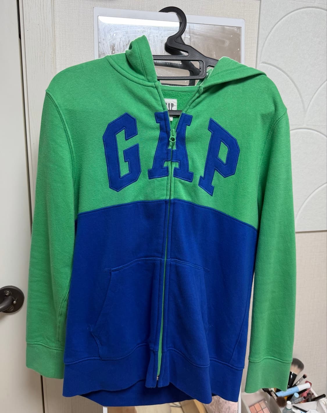gap blue green hood zip-up vintage 상품이미지1