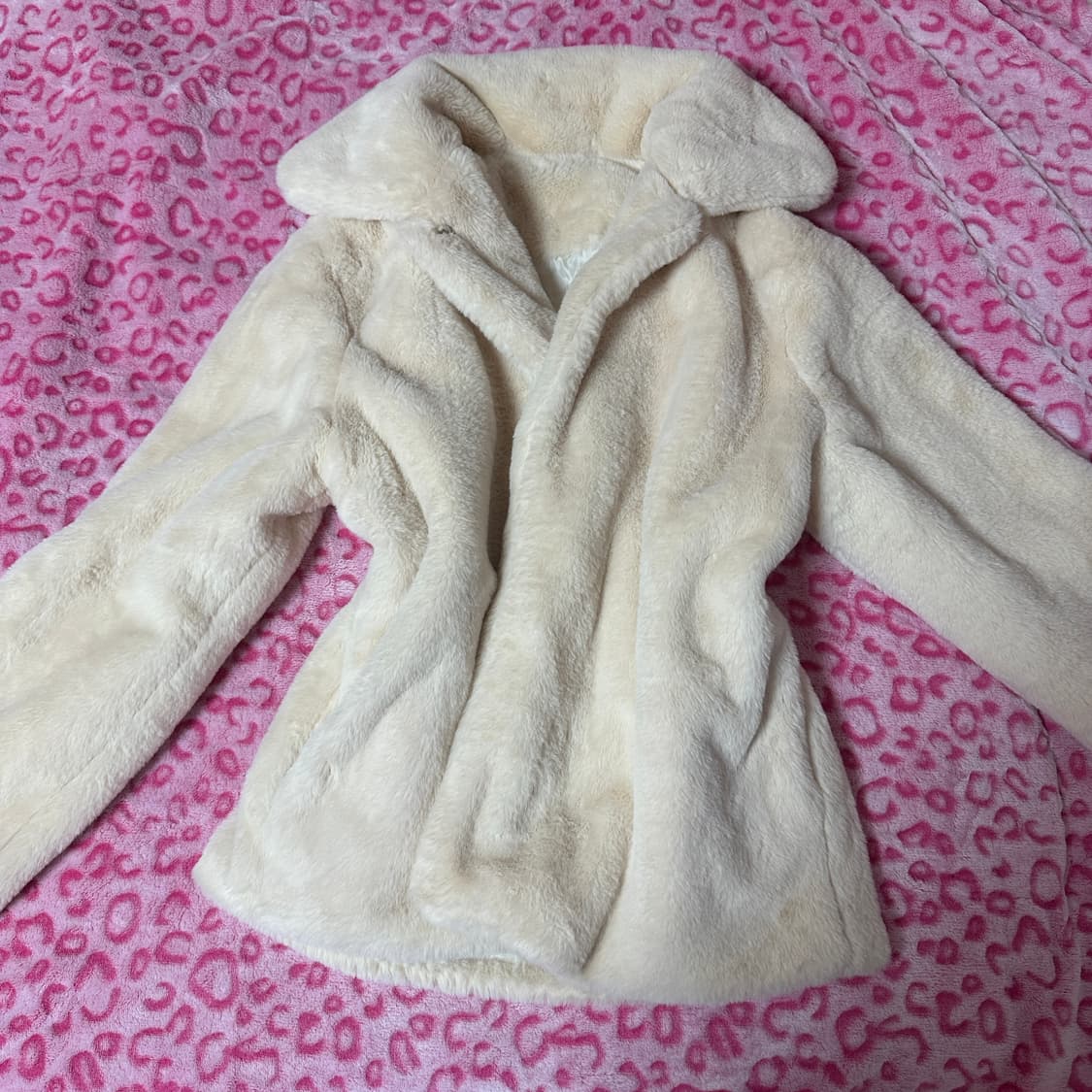 (하자 있음) 빈티지 갸루 퍼 겨울 아우터 자켓 상품이미지2