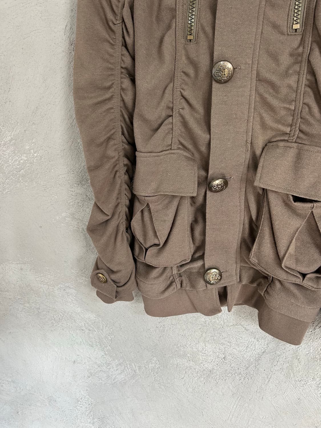 Rose fan fan 셔링자켓 펑크갸루모리걸 상품이미지3