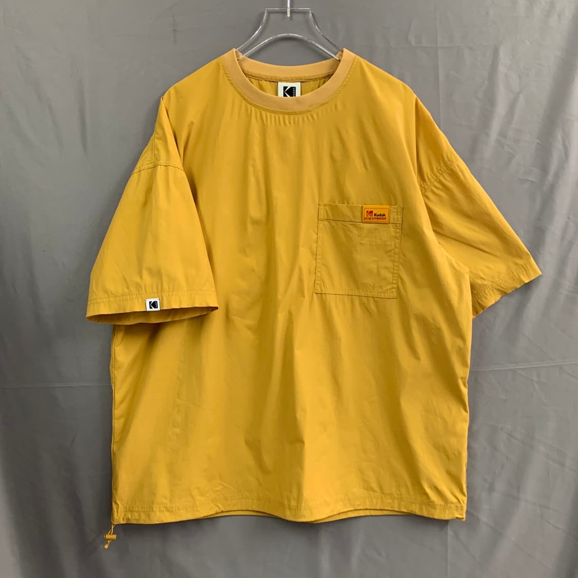 XL KODAK 코닥어패럴 코어 포켓 스판 우븐 오버핏 반팔티 상품이미지2