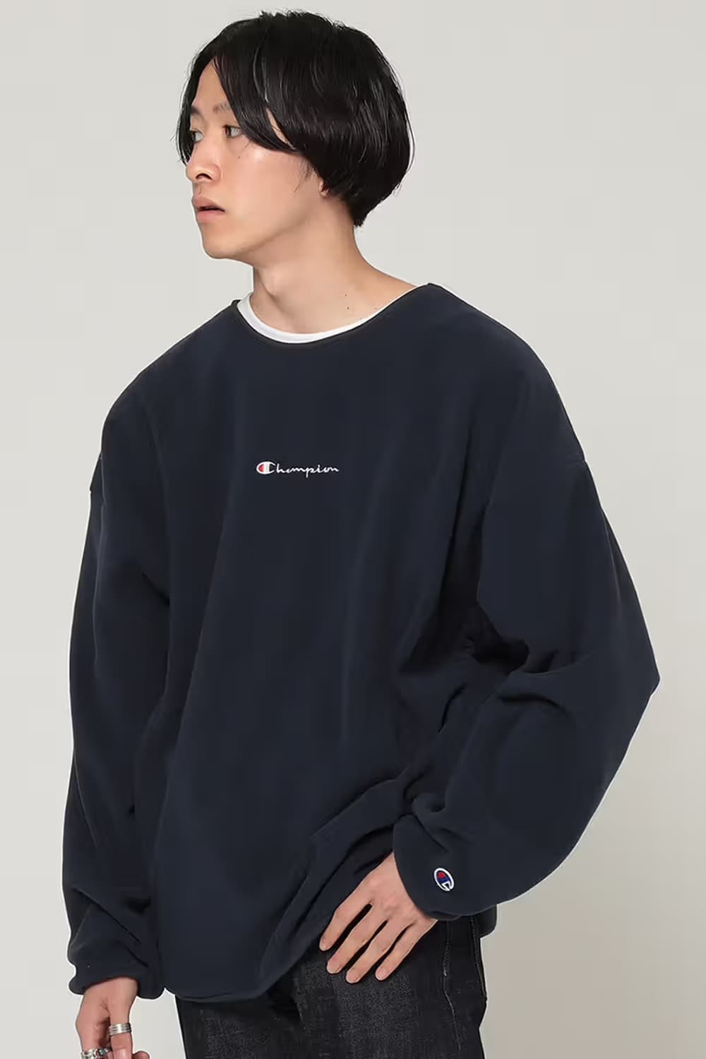 FW19 챔피온 빔즈 별주 콜라보 후리스 맨투맨 플리스  상품이미지1
