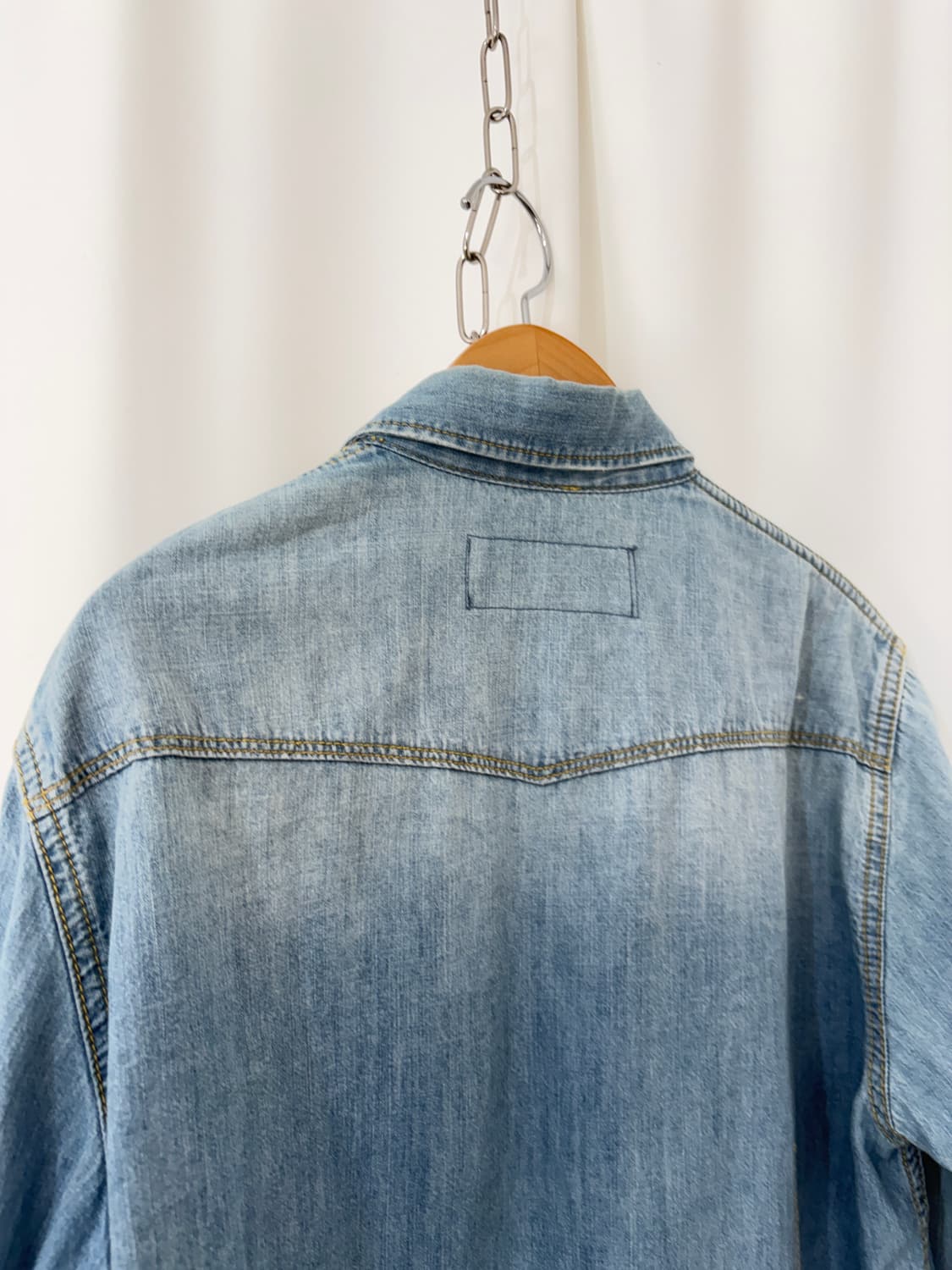 nano universe denim western shirt 상품이미지5