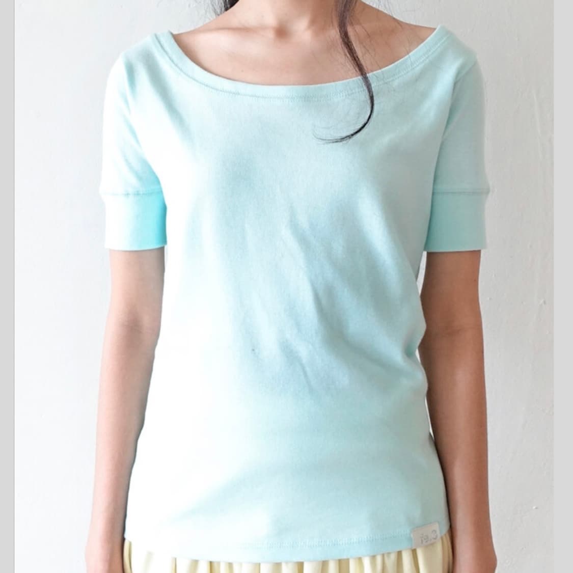 샵페어리 rib half top (mint) 상품이미지1