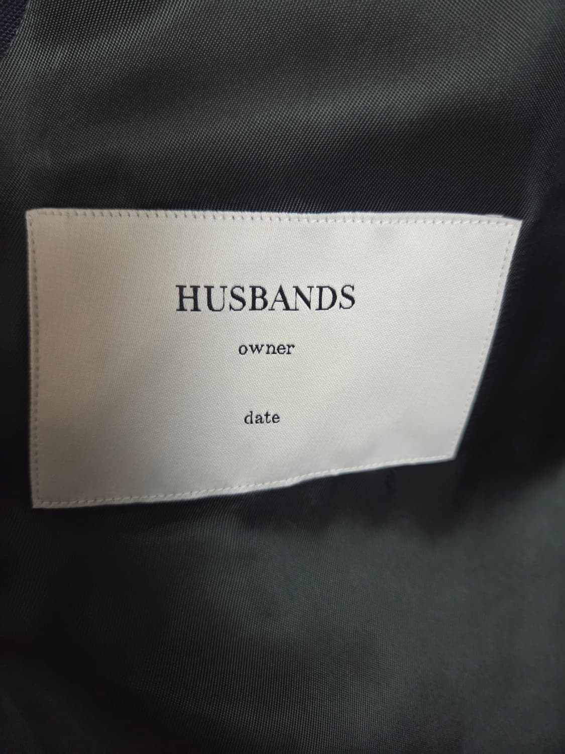 허즈밴드 파리스 더블브레스티드 자켓 네이비 48 상품이미지4