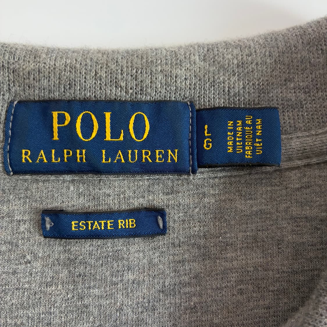 Polo 폴로 랄프로렌 신형 멜란지그레니 쿼터집업 니트 상품이미지4