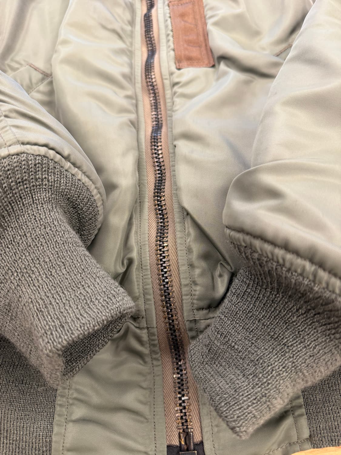 리얼맥코이 MA-1 플라이트자켓 플레인 상품이미지3