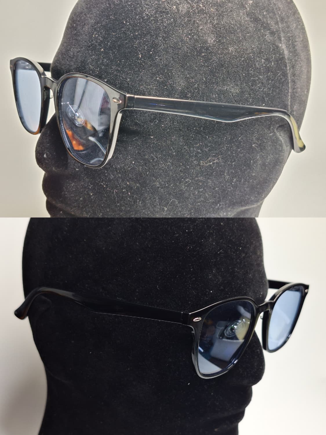 유니클로 블랙 스퀘어 선글라스 겸 안경테 361-453710 일본 수입 상품이미지5