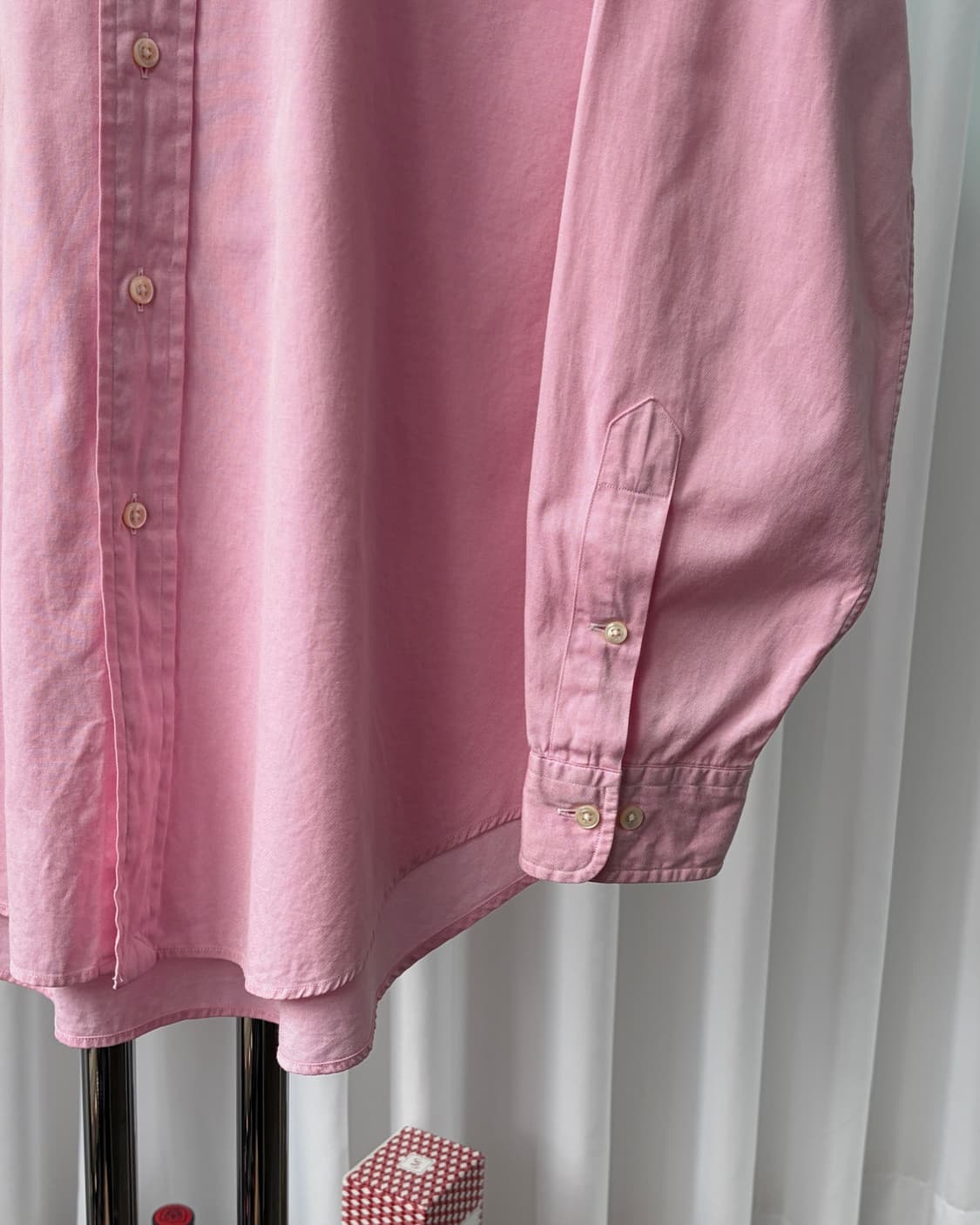 [L-XL]폴로 랄프로렌 핑크 클래식핏 셔츠 상품이미지6