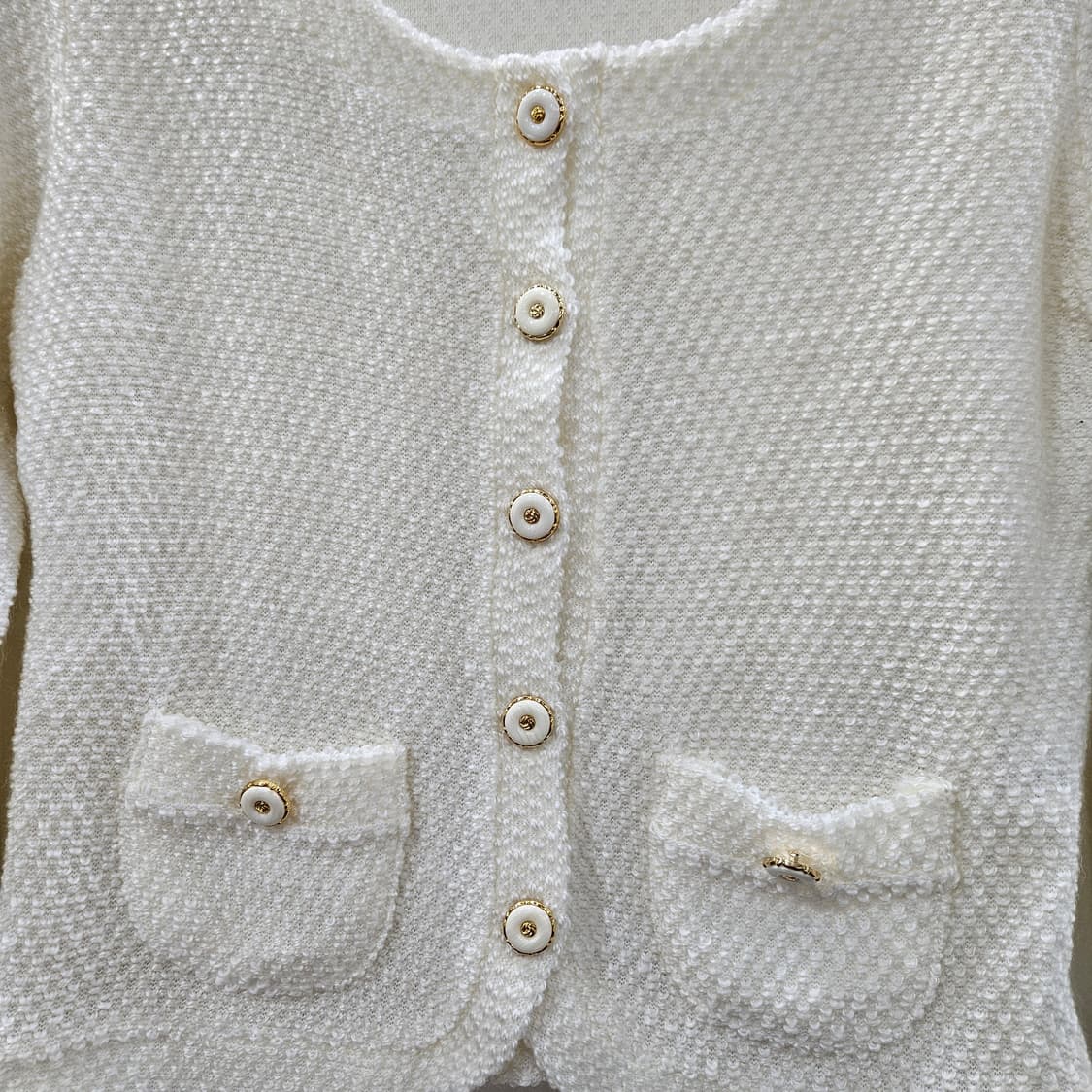 로지타(ROJITA) 진주 버튼 니트 가디건 상품이미지2